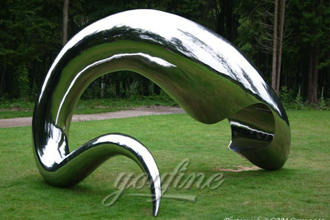 China Factory of Mirror Stainless Steel Abstract Sculptures for Sale