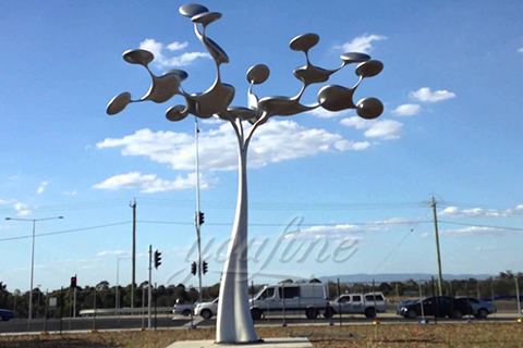 2017 Hot Selling Outdoor Garden Art Tree 316 Stainless Steel Sculpture Design