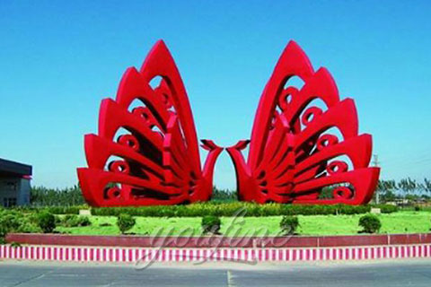 Outdoor High Quality Butterfly Stainless Steel Sculpture Fabrication for Sale