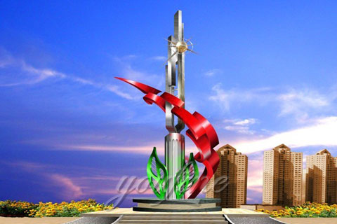 Outdoor Large Product Type Original Stainless Steel Sculpture for Sale