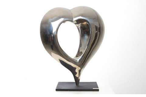 Large Contemporary artwork Mirror polished stainless steel sculptures for sale