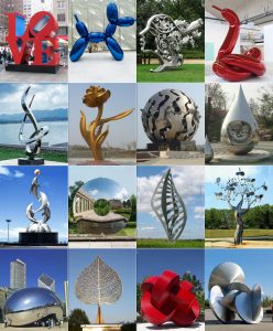 As a leading manufacturer of sculpture with 30 years casting experience, You Fine could make all kinds of stainless steel sculptures artworks: outdoor stainless steel sculpture, abstract stainless steel sculpture, modern stainless steel sculpture, classical stainless steel sculpture, street stainless steel sculpture,etc. we could also make customized designs and size according to customers' pictures, designs, sizes. Stainless steel is a classical and perfect decoration for public occasion, such as outdoor garden, plaza, shopping mall and hotel, etc.