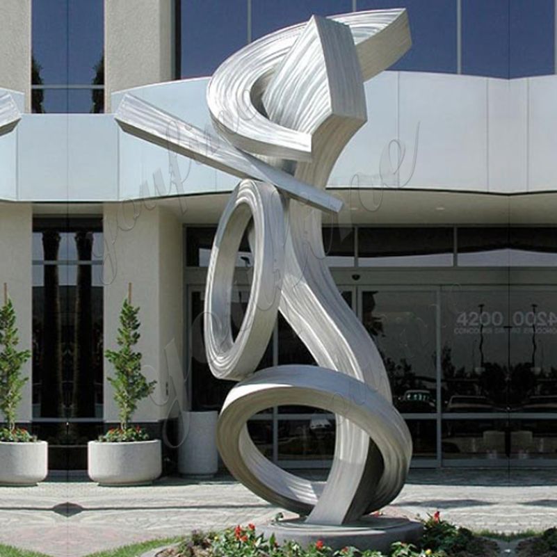 Hot Sell Outdoor Modern Abstract Stainless Steel Sculptures Design for Sale