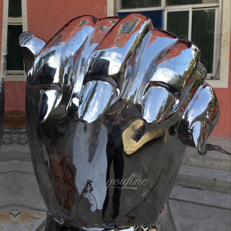 Buy outdoor mirror modern abstract metal art yard sculptures for sales for American Customer