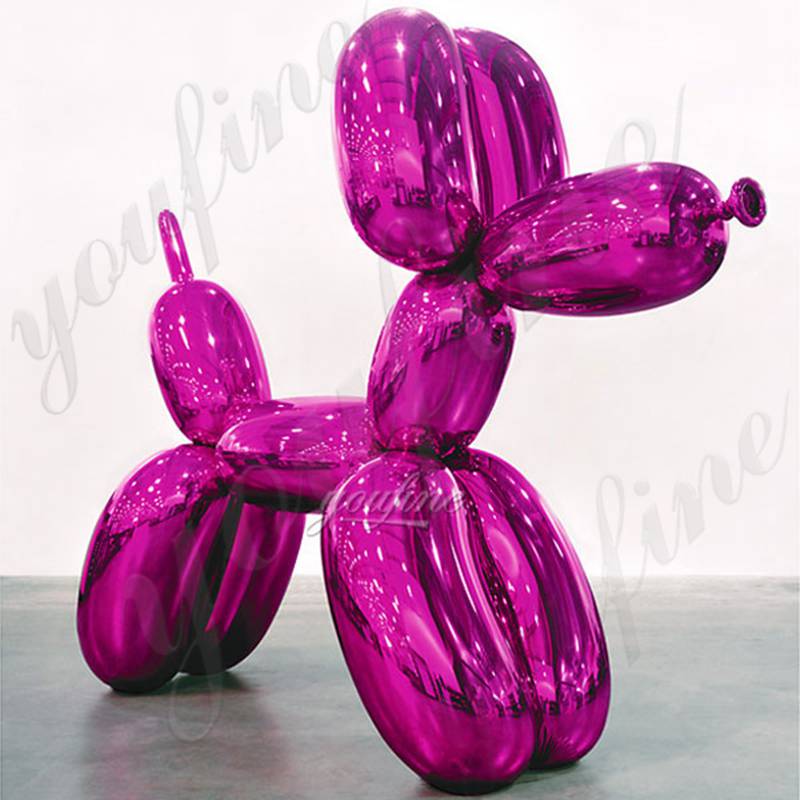 Outdoor High polished Stainless Steel Balloon Dog Sale CSS-17