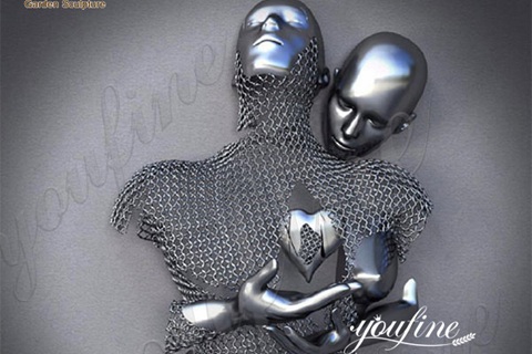 Large Stainless Steel Figure Sculpture Hotel Decoration for Sale CSS-187