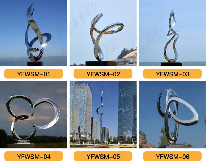 Large Metal stainless steel Mobius Loop sculpture for Sale CSS-220