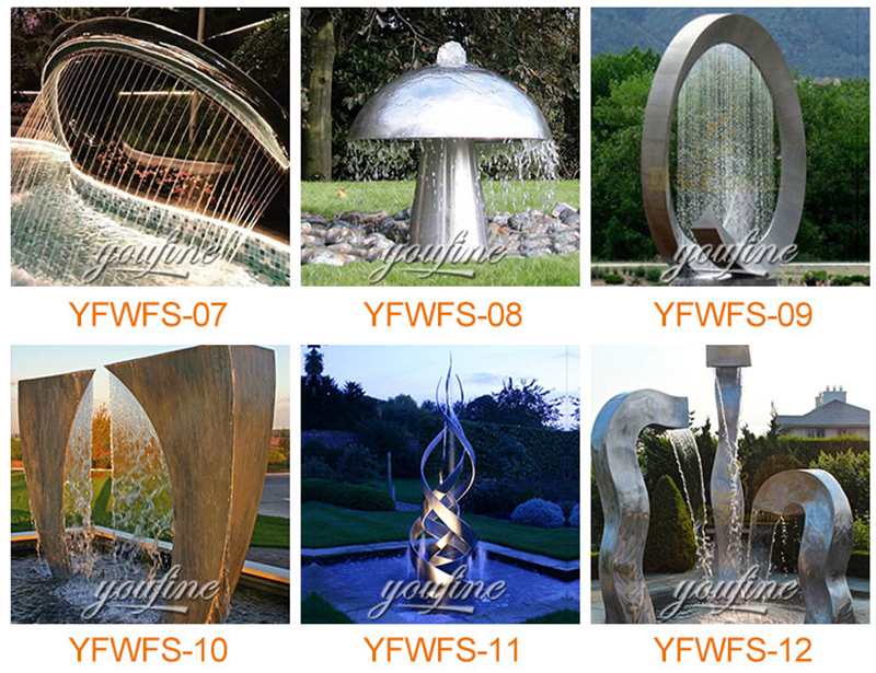LargeSteel Metal Harp Water Fountain Sculpture for Sale CSS-250