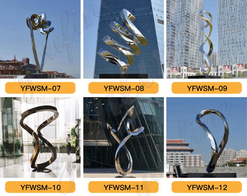 Large Metal stainless steel Mobius Loop sculpture for Sale CSS-220 - 副本