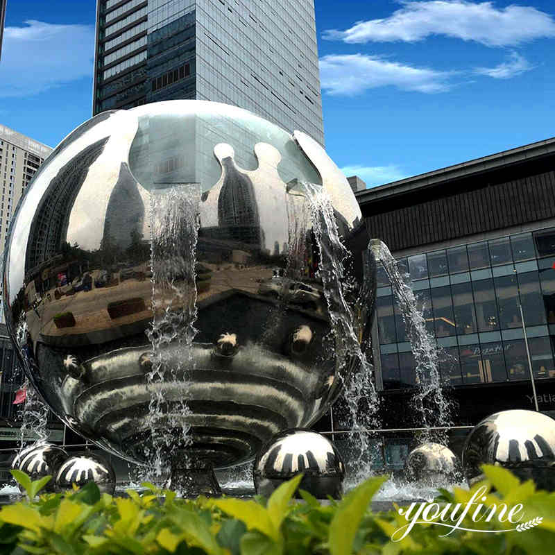 Outdoor Metal BALL Fountain,