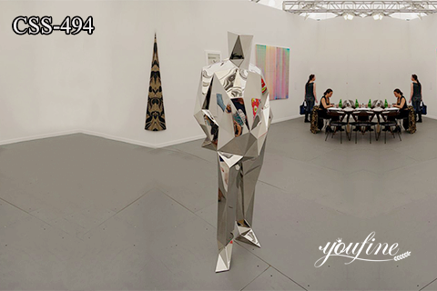 Modern Abstract Metal Figure Statue Art Decor Factory Supplier  CSS-494