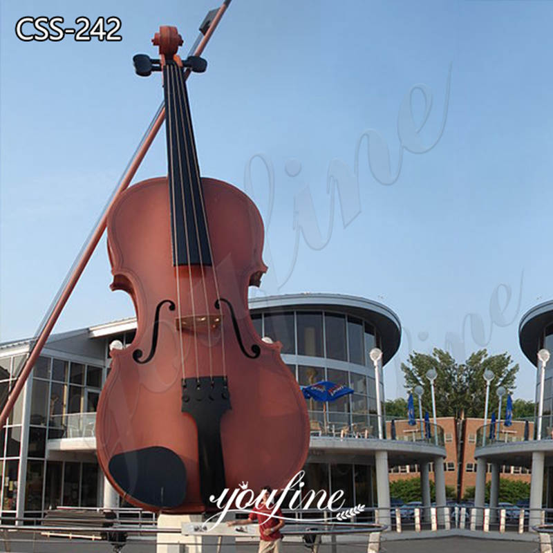 Metal Cello Sculpture supply