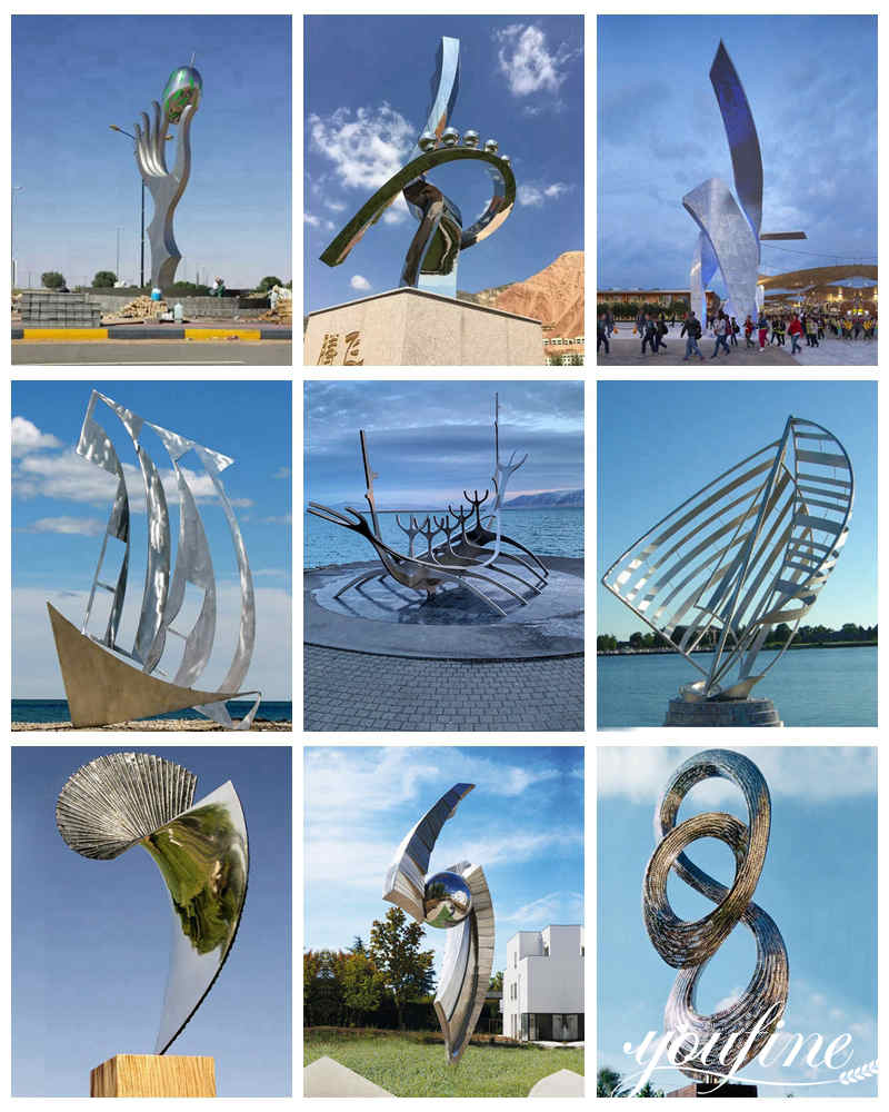 stainless steel abstract sculpture supplier