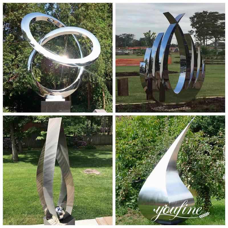 Large Outdoor Famous Abstract Sculpture Metal and Corten Design for Sale