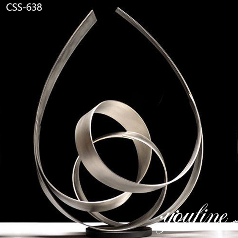 Large Outdoor Stainless Steel Abstract Sculpture Art Decor Factory Supplier